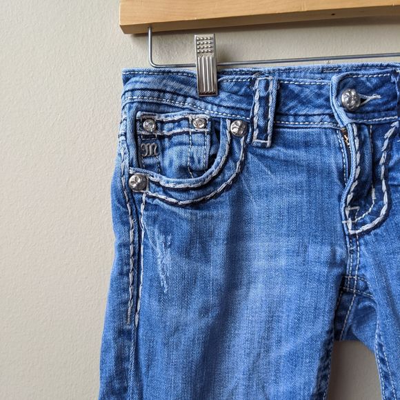 Miss Me Flap Pocket Boot Cut Denim Jeans, size 26 - Picture 5 of 7